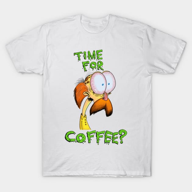 Time For Coffee? T-Shirt by Jim Grue Goods